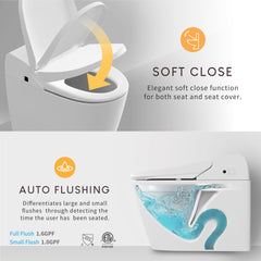 Vovo Bidet Toilet Soft Close Auto Flushing – TCB-8100W
