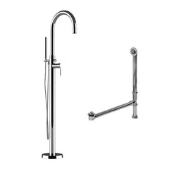 Cambridge Plumbing Complete Plumbing Package for Free Standing Tubs & No Faucet Holes – CAM150-PKG - Tub Tropics