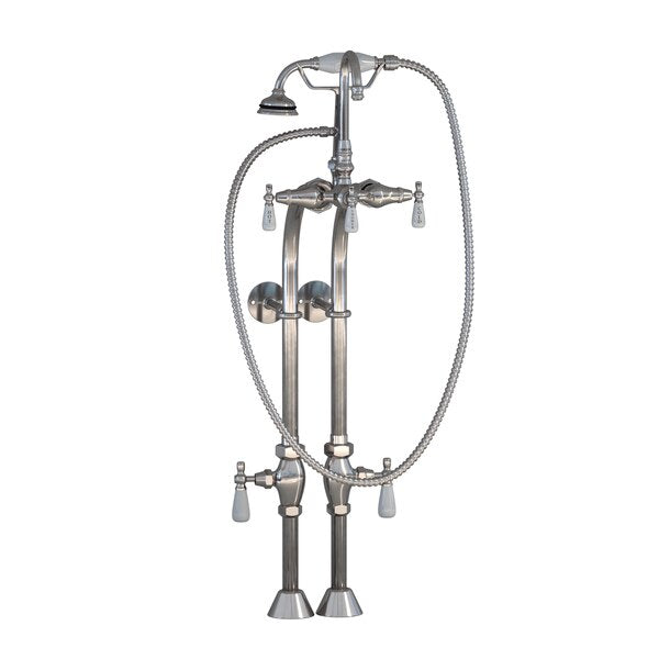Cambridge Plumbing Gooseneck Faucet & Freestanding Water Supply Lines – Cam398684 - Tub Tropics