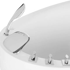 Empava 59" Freestanding Air Massage Japanese-Style Bathtub with Reversible Drain EMPV-59JT011