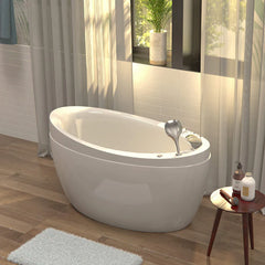 Empava 48" Freestanding Air Massage Japanese-Style Bathtub with Reversible Drain EMPV-48JT011 