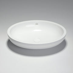 Pure Water halo oval countertop basin Lime matte 23¾"x17¾"x6" Requires drain TW121 – SA0102-20M 