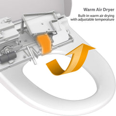 Vovo Bidet Toilet Seat Warm Air Dryer - VB-3000SE/VB-3100SR